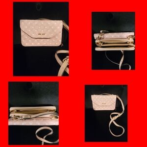 Nine West Pink Crossbody Bag - Quilted Pattern